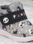 Panda Musical Chu Chu Shoes With Velcro Closing - Grey