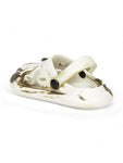 Marble Look Balloon Applique Anti-Slip Clogs - White