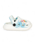 Marble Look Unicorn Applique Anti-Slip Clogs - White