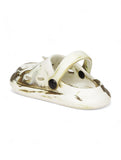 Marble Look Unicorn Applique Anti-Slip Clogs - White