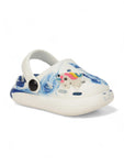 Marble Look Unicorn Applique Anti-Slip Clogs - White