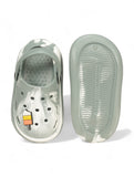 Marble Look Ice Cream Applique Anti-Slip Clogs - Green