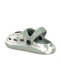 Marble Look Ice Cream Applique Anti-Slip Clogs - Green
