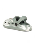 Marble Look Unicorn Applique Anti-Slip Clogs - Green