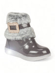 Party Boots With Led Light - Grey