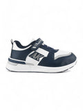 Casual Shoes With Velrco - Navy Blue