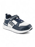 Casual Shoes With Velrco - Navy Blue