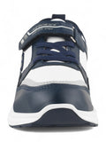 Casual Shoes With Velrco - Navy Blue