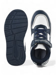 Casual Shoes With Velrco - Navy Blue