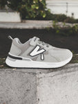 Casual Shoes With Velrco - Grey