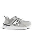 Casual Shoes With Velrco - Grey