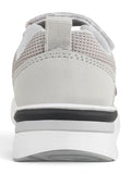 Casual Shoes With Velrco - Grey