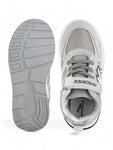 Casual Shoes With Velrco - Grey