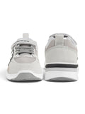 Casual Shoes With Velrco - Grey