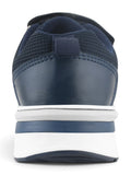 Casual Shoes With Velrco - Navy Blue