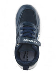 Casual Shoes With Velrco - Navy Blue