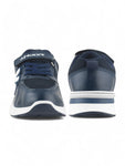 Casual Shoes With Velrco - Navy Blue