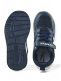 Casual Shoes With Velrco - Navy Blue