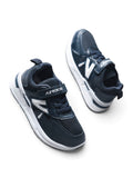 Casual Shoes With Velrco - Navy Blue
