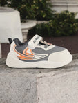 Casual Shoes With Velrco - Grey