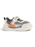 Casual Shoes With Velrco - Grey