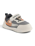 Casual Shoes With Velrco - Grey