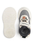 Casual Shoes With Velrco - Grey