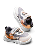 Casual Shoes With Velrco - Grey