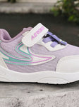 Casual Shoes With Velrco - Mauve