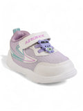 Casual Shoes With Velrco - Mauve