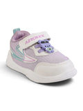 Casual Shoes With Velrco - Mauve
