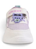 Casual Shoes With Velrco - Mauve