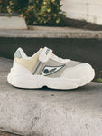 Casual Shoes With Velrco - Off White