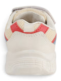 Casual Shoes With Velrco - Cream