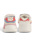 Casual Shoes With Velrco - Cream