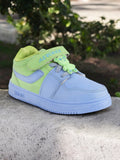 Casual Shoes With Velrco - Green