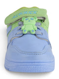 Casual Shoes With Velrco - Green