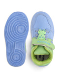 Casual Shoes With Velrco - Green