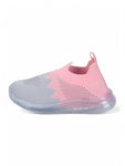 Casual Slip On Shoes With Light - Pink