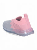 Casual Slip On Shoes With Light - Pink