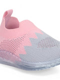 Casual Slip On Shoes With Light - Pink