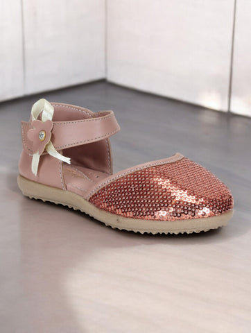 Mary Jane's Belle with Applique Detail - Brown