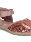 Mary Jane's Belle with Applique Detail - Brown