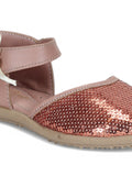 Mary Jane's Belle with Applique Detail - Brown