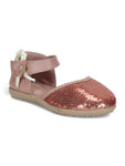 Mary Jane's Belle with Applique Detail - Brown