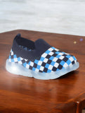 Slip On Casual Shoes With LED Light - Navy Blue