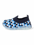 Slip On Casual Shoes With LED Light - Navy Blue