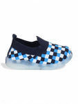 Slip On Casual Shoes With LED Light - Navy Blue