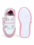 Casual Shoes With Velrco - Pink