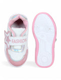 Casual Shoes With Velrco - Pink